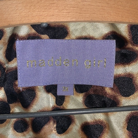 NWT Madden Girl by Steve Madden Pea Coat. Classic Black and White. NWT. 3X - Picture 2 of 12